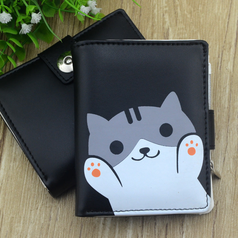 Children's Leather Printed Non-silk Wallet