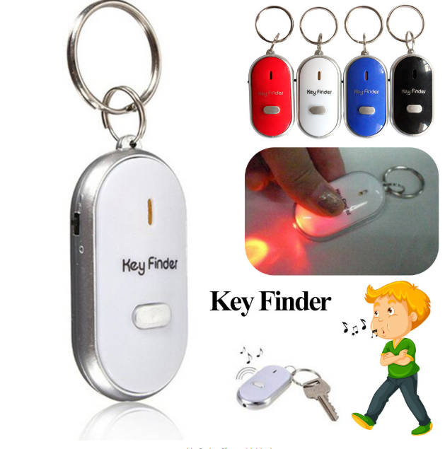 Key Finder Artifact Whistle Key Lost-proof Device Voice Control Key Finder Accessory