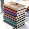 Travel Notebook Cowhide Leather Diary Vintage