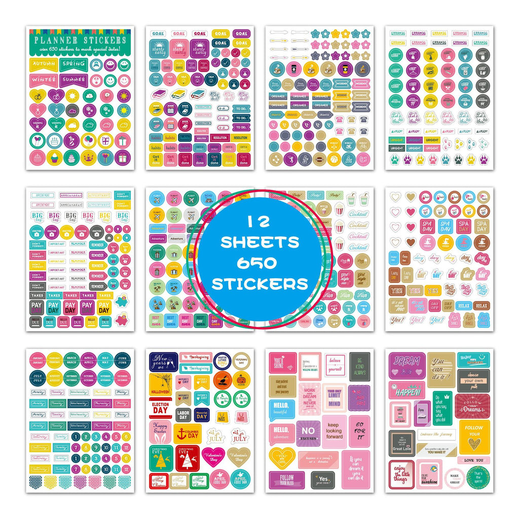Plan Decoration Note Stickers Creative Planning Stickers