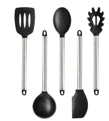 The silicone kitchen utensils and appliances