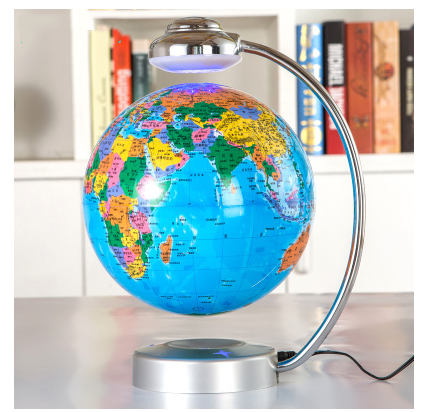 8 inch globe magnetic suspension office decoration company gift novelty creative birthday gift