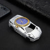 Sports Car Windproof Watch Lighter Creative Colorful Flashing Light