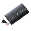 Geometric Alphabet Buckle Clutch Tassel Petal Long Ladies Wallet