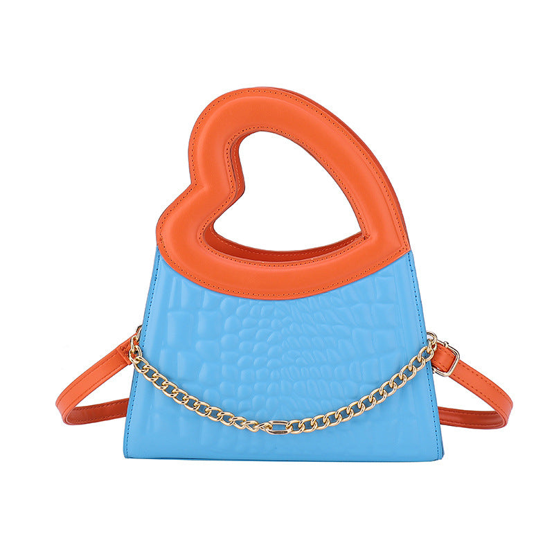 Women's Fashion Candy Color Love Handbag