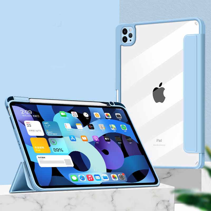 Compatible with Apple , Magnetic Split Protective Case With Pen Slot
