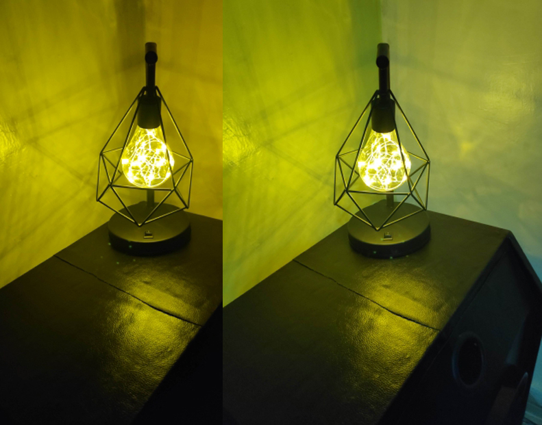 LED wrought iron modeling lamp