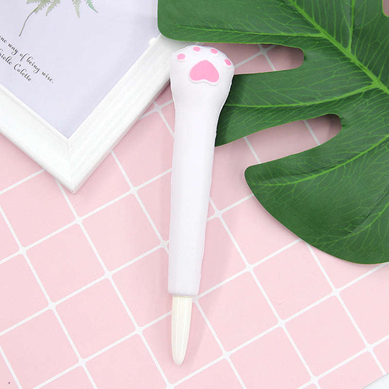 Compatible with Apple , Vent Pen Pressure Pen Creative Cartoon Soft Students Use Pinch Pen Cute Super Cute Gel Pen Decompression Pen