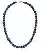 Tigereye Hematite Obsidian Triple Protection Necklace