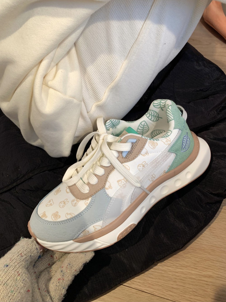 Macaron Colorway Cute Girls' Sneakers