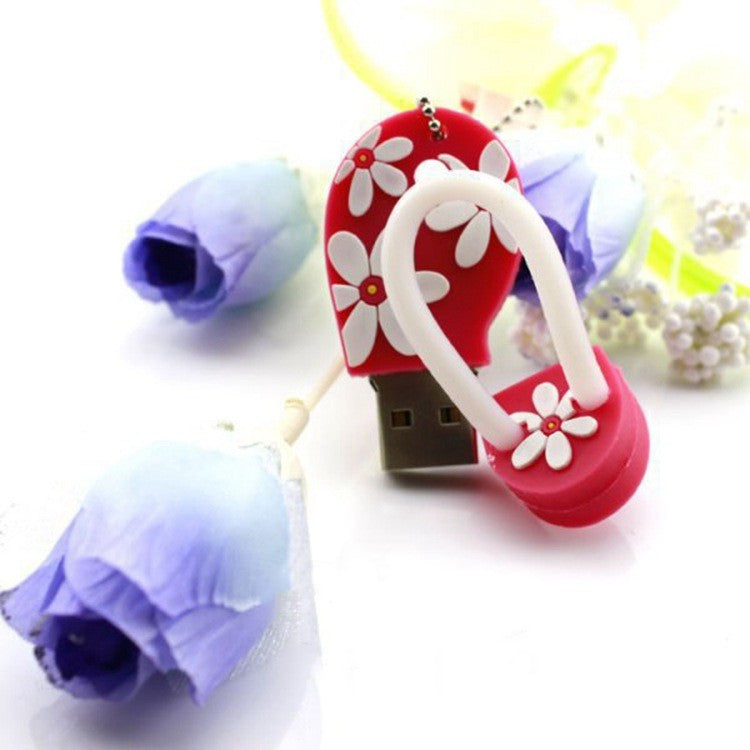 Cartoon Creative Beach Shoes U Disk Fashion Mini Customization