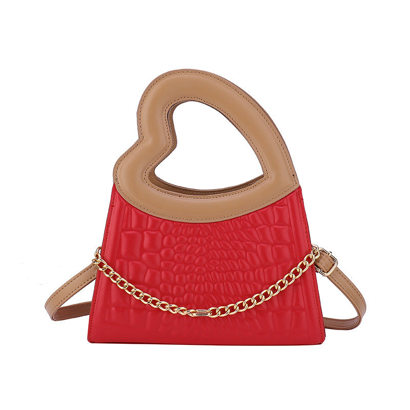 Women's Fashion Candy Color Love Handbag