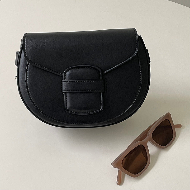 Solid Color High-end Single Shoulder Crossbody Bag