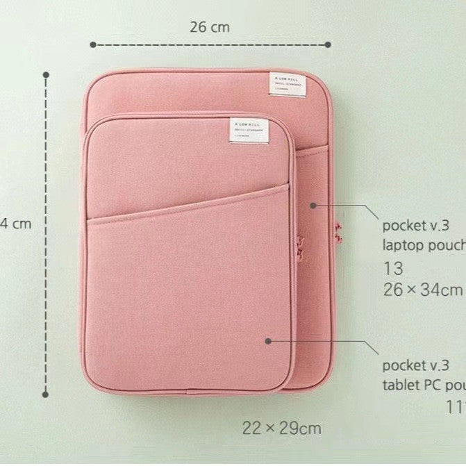 Creative Simple Solid Color Tablet Bag
