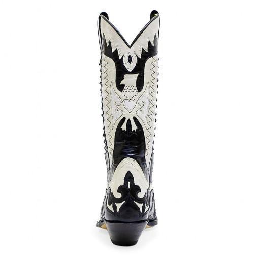 Black And White Fashionable Versatile Men's Boots