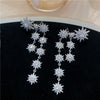 New Luxury Style Sparkling Zircon Earrings