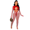 Fashion Tie Long Sleeve Jumpsuit