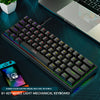 Plastic mechanical keyboard for games