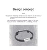 Letter Challenge Challenge Couple Bracelet Korean Hipster Girlfriend Long Distance Love Gift Woven Push Pull Carrying Strap