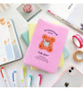 Little Bear Plastic Sleeve Schedule Book Cute Girl Heart Full Color Notebook Student Hand Account