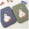 Cartoon Cute Duck Embroidery Ins Niche Design Tablet Case