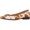 Horsehair Leopard Print Women's Flat Shoes Retro