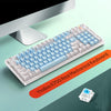Silver Carving K700 Custom Luminous Mechanical Keyboard Gaming Knob 96 Keys