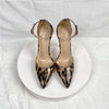 Leopard Print Shallow Mouth Sandals