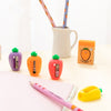 Fruit And Vegetable Shape Small Mini Pencil Sharpener Small And Portable