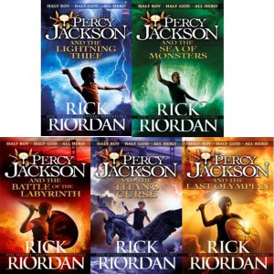 Percy Jackson x5 Book Collection, Rick Riordan