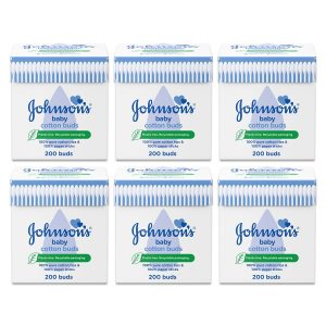 Johnson's Cotton Buds, 6 x 200 Pack