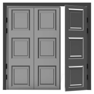 Cardale Georgian Side Hinged Garage Door With Installation in 3 Colours