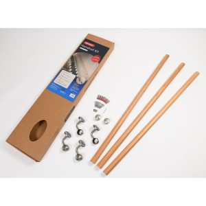 Rothley Oak Wood Finish 3600m Hand Rail Kit