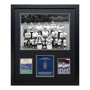 Tottenham 1961 Double Winners Signed Framed Football Photograph