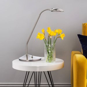 Wellington Chrome LED Task Table Lamp