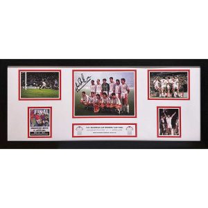 Mark Hughes Signed Man United Storyboard