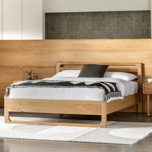Gallery Craft Oak Bed Frame, King
