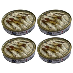 Baymar Gourmet Sardines in Olive Oil with Chilli Pepper, 4 x 150g