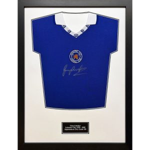 Gary Lineker Signed Framed Leicester City Football Shirt