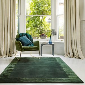 Ascot Green Rug, in 2 Sizes