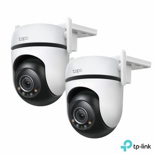 TP-Link Tapo C520WS 2K 4MP Outdoor Pan/Tilt Security Wi-Fi Camera -2 Pack