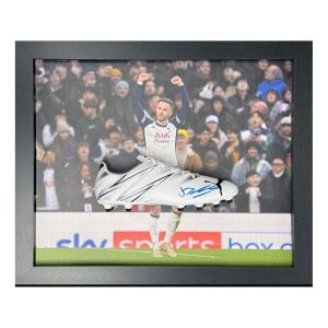 James Maddison Signed Framed Tottenham Football Boot