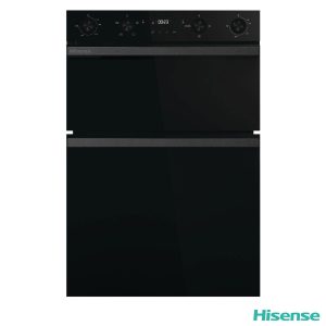 Hisense Hi6 BID914221CDBG Electric Built-in Double Oven, A Rated in Black