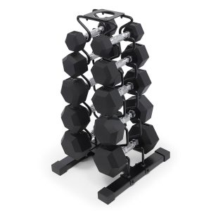 Marcy DBR-150 68kg Dumbbell Set with Storage Rack