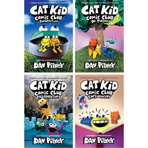 Cat Kid Paperback x4 Book Collection