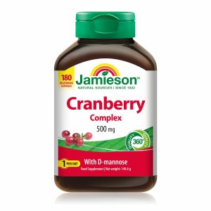 Jamieson Cranberry Capsules, 180 Count