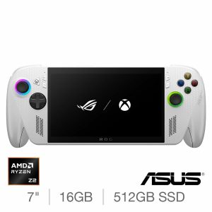 ASUS ROG Xbox Ally, AMD Ryzen Z2 A, 16GB RAM, 512GB SSD, 7 Inch Handheld Gaming PC Console, RC73YA-NH002W