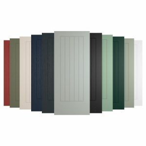 Turin Composite Front Door with Installation up to 1m, in Various Colours