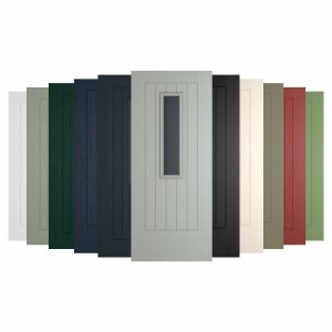 Milan 912 Composite Front Door with Installation up to 1m, in Various Colours
