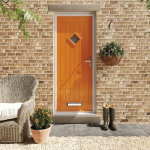 Oslo Composite Front Door with Installation up to 1m, in Various Colours